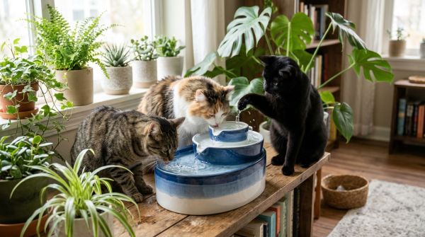 Les 5 raisons pour lesquelles les chats adorent la fontaine